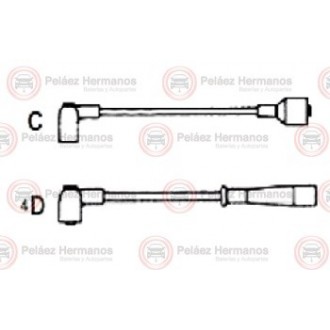 GAS-18600 - CABLES PARA BUJIA