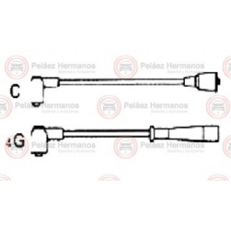 GAS-2282 - CABLES PARA BUJIA