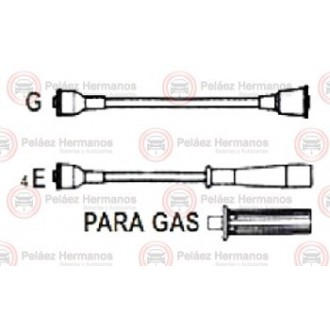 GAS-181 - CABLES PARA BUJIA
