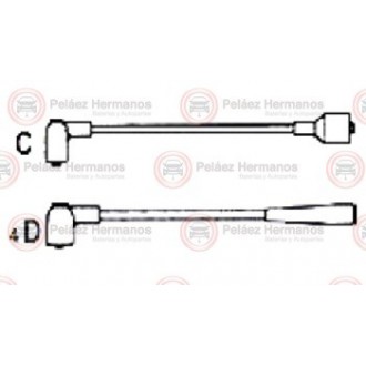 GAS-4427 - CABLES PARA BUJIA