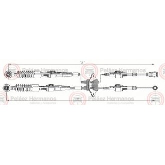 GMCCC-2379 - GUAYA CONJUNTO CONTROL Y SELECTOR CAMBIOS