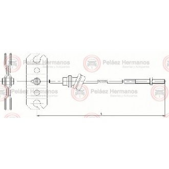 MAZF-267 - GUAYA FRENO DE MANO