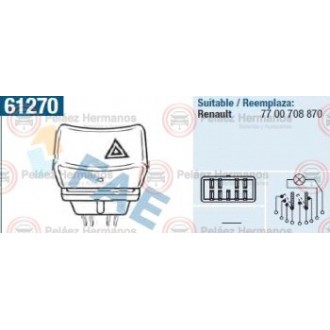 6127 - SWITCHE LUCES PARQUEO