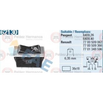 6213 - SWITCHE LIMPIAPARABRISAS
