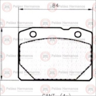 017 - PASTILLA FRENO