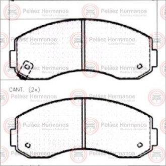 047N - PASTILLA FRENO