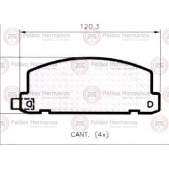 7188N - PASTILLA FRENO