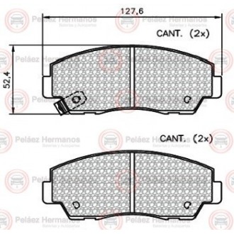 7220G - PASTILLA FRENO