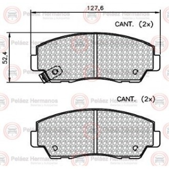 7220N - PASTILLA FRENO