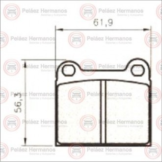 736N - PASTILLA FRENO