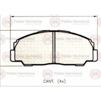 7370N - PASTILLA FRENO