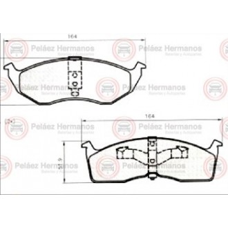 7518AG - PASTILLA FRENO
