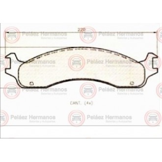 7535N - PASTILLA FRENO