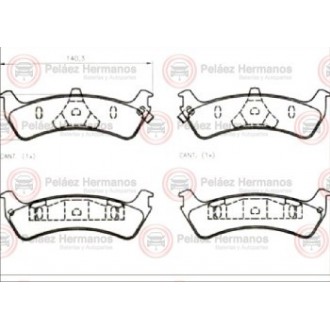 7545AG - PASTILLA FRENO