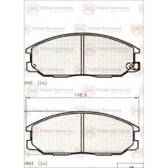 7739G - PASTILLA FRENO