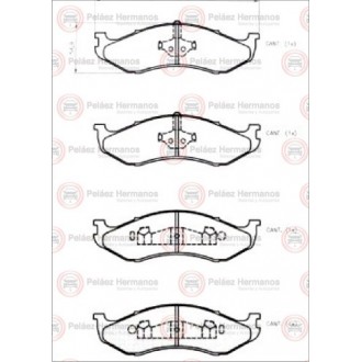 7358AG - PASTILLA FRENO