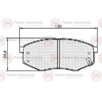 8615G - PASTILLA FRENO