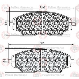 8926G - PASTILLA FRENO