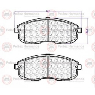 7318P - PASTILLA FRENO