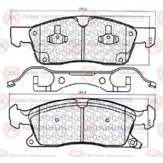 8655P - PASTILLA FRENO