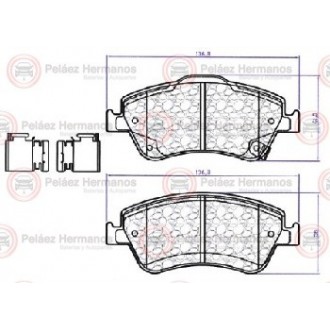 8780P - PASTILLA FRENO