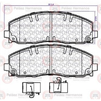 8800P - PASTILLA FRENO