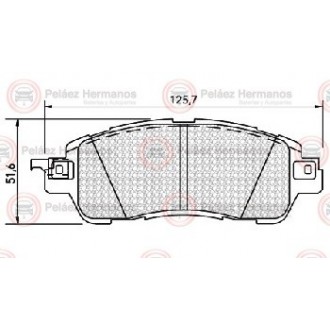 9081P - PASTILLA FRENO