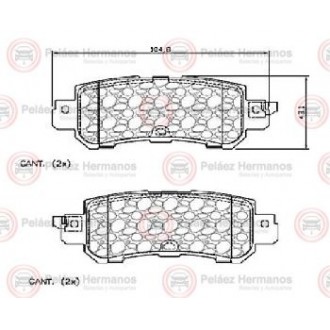 8837P - PASTILLA FRENO