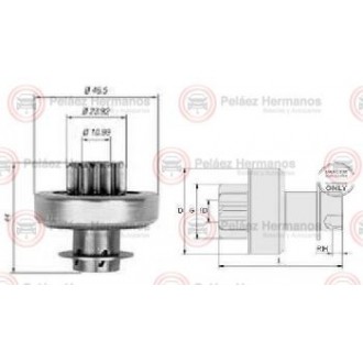 1037 - BENDIX ARRANQUE