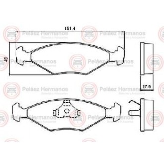 7242TXPRO - PASTILLA FRENO