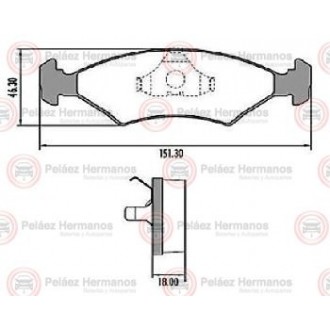 7529TXPRO - PASTILLA FRENO