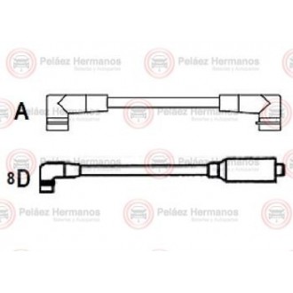 GAS-3940 - CABLES PARA BUJIA