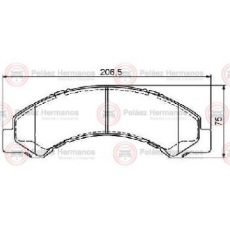 7697CV - PASTILLA FRENO