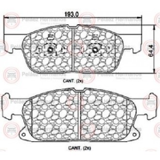 9053G - PASTILLA FRENO
